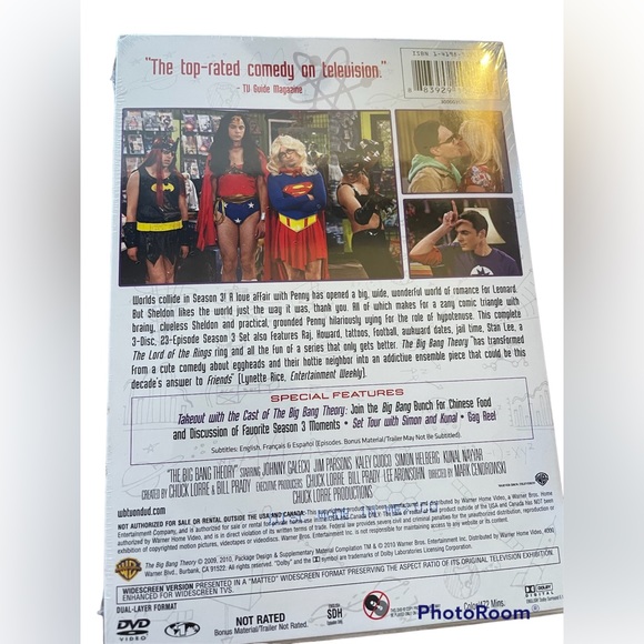 2/ $15 🔵 Big Bang theory season 3 - Picture 2 of 2